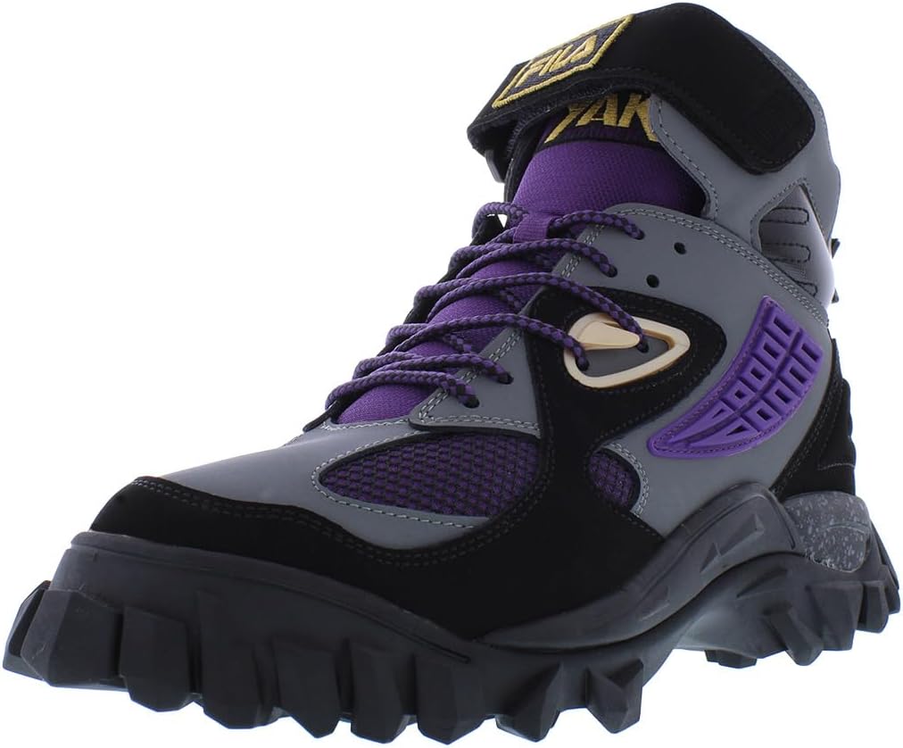 Ботинки Fila Yak для походов по тропам и зимних прогулок по городу, черный/фиолетовый
Ботинки Fila Yak для походов по тропам и зимних прогулок по городу, черный/фиолетовый