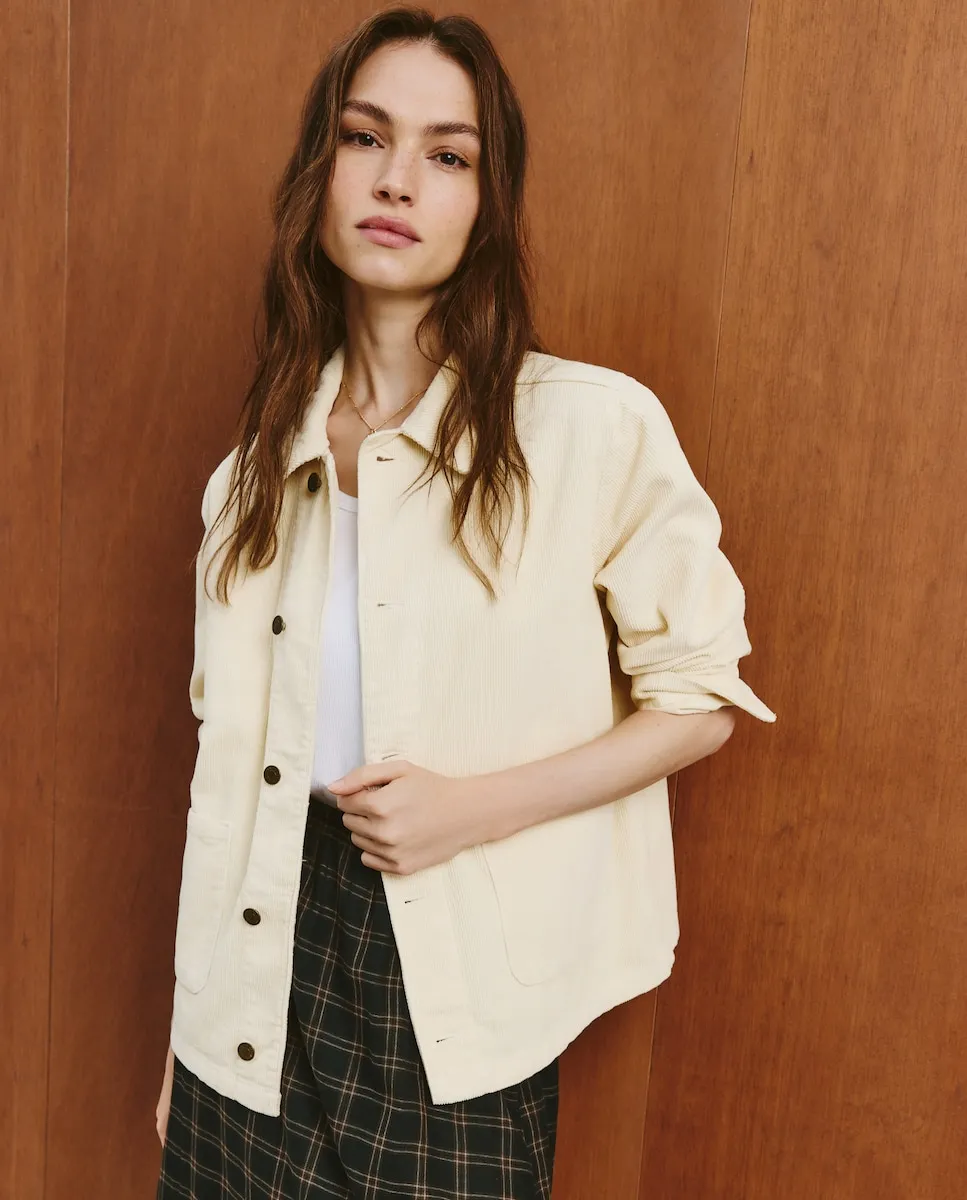 Женский вельветовый блейзер Southern Cotton, экрю
Женский вельветовый блейзер Southern Cotton, экрю