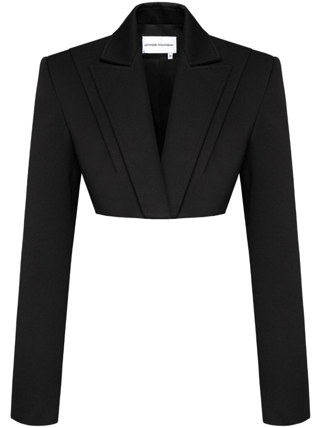 Укороченный пиджак Александра Ахалкацишвили Aleksandre Akhalkatsishvili, черный
Укороченный пиджак Александра Ахалкацишвили Aleksandre Akhalkatsishvili, черный