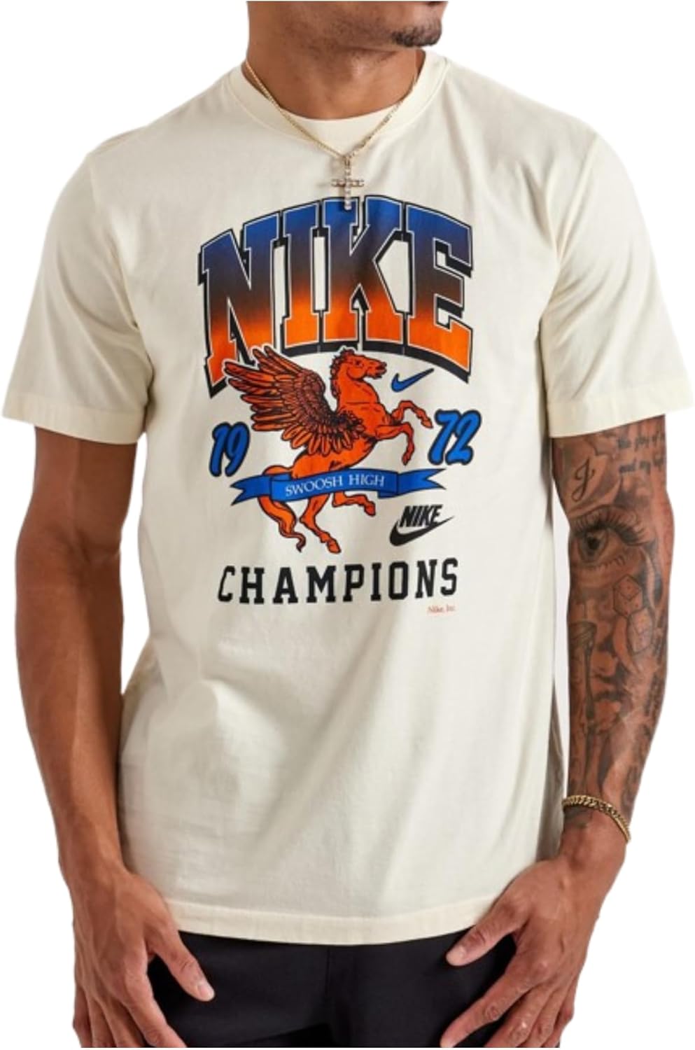 Мужская футболка с графикой Nike Champions, Cream
Мужская футболка с графикой Nike Champions, Cream