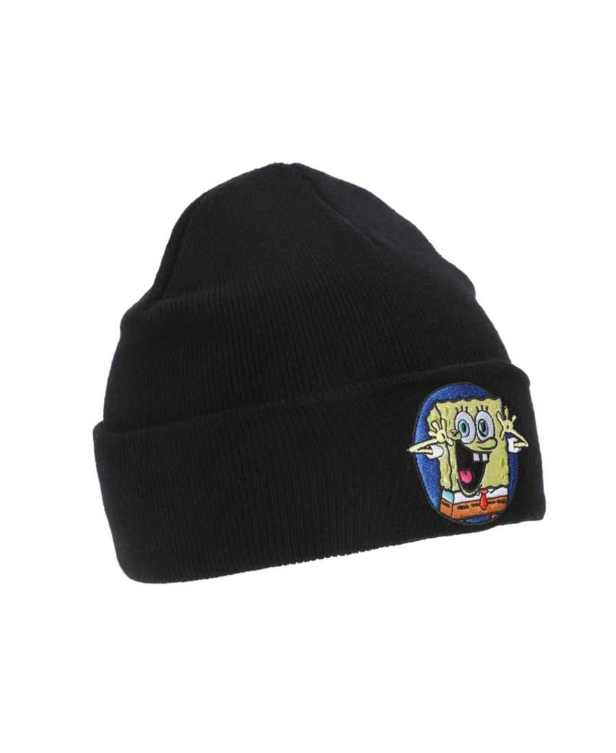 Мужская шапка-бини с вышитым круглым изображением персонажа Губки Боба из мультфильма Губка Боб Квадратные Штаны на черной манжете SpongeBob SquarePants, Spongebob embroidered circle
Мужская шапка-бини с вышитым круглым изображением персонажа Губки Боба из мультфильма Губка Боб Квадратные Штаны на черной манжете SpongeBob SquarePants, Spongebob embroidered circle