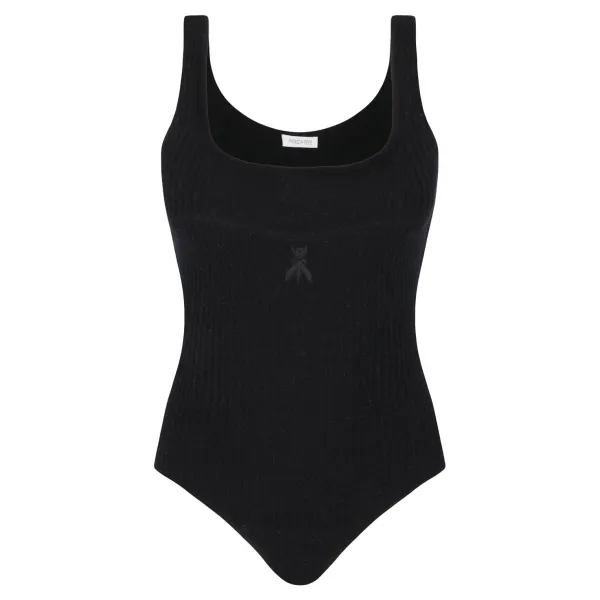 Облегающее шерстяное боди Patrizia Pepe, черный
Облегающее шерстяное боди Patrizia Pepe, черный