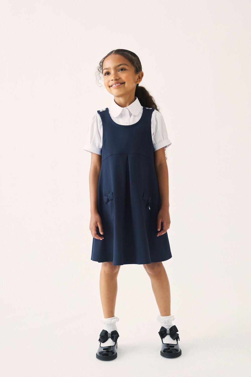 Школьный сарафан понте Clarks, синий
Школьный сарафан понте Clarks, синий