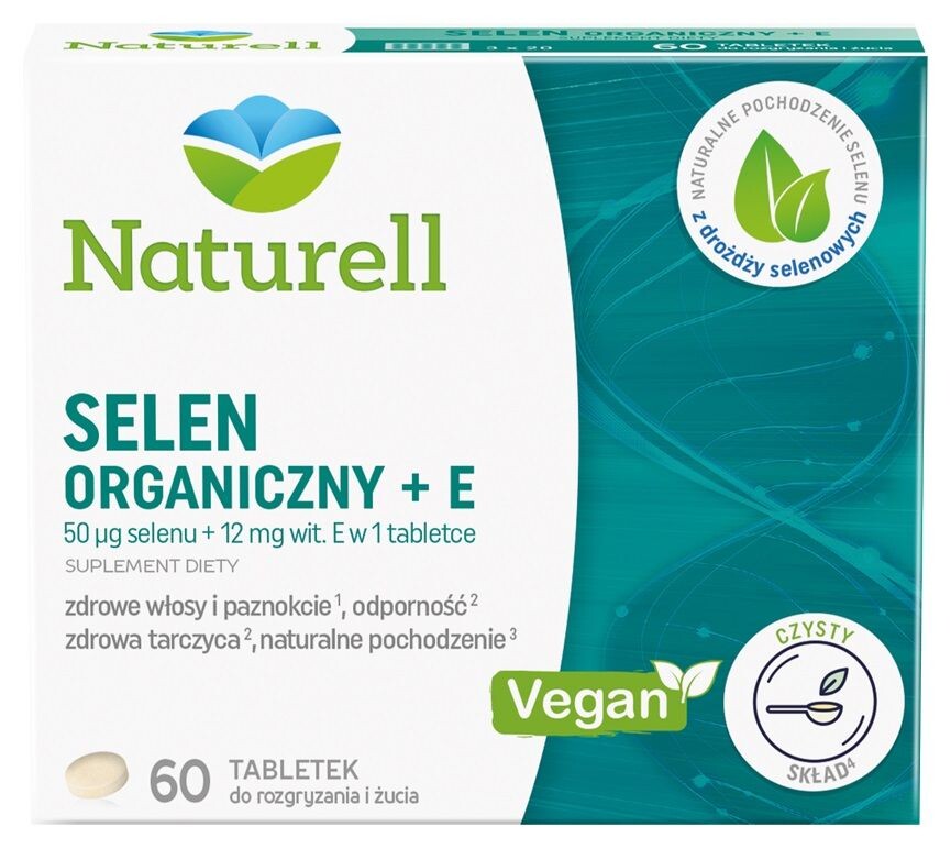 Naturell Selen Organiczny z Wit.E леденцы, 60 шт. 
Naturell Selen Organiczny z Wit.E леденцы, 60 шт.