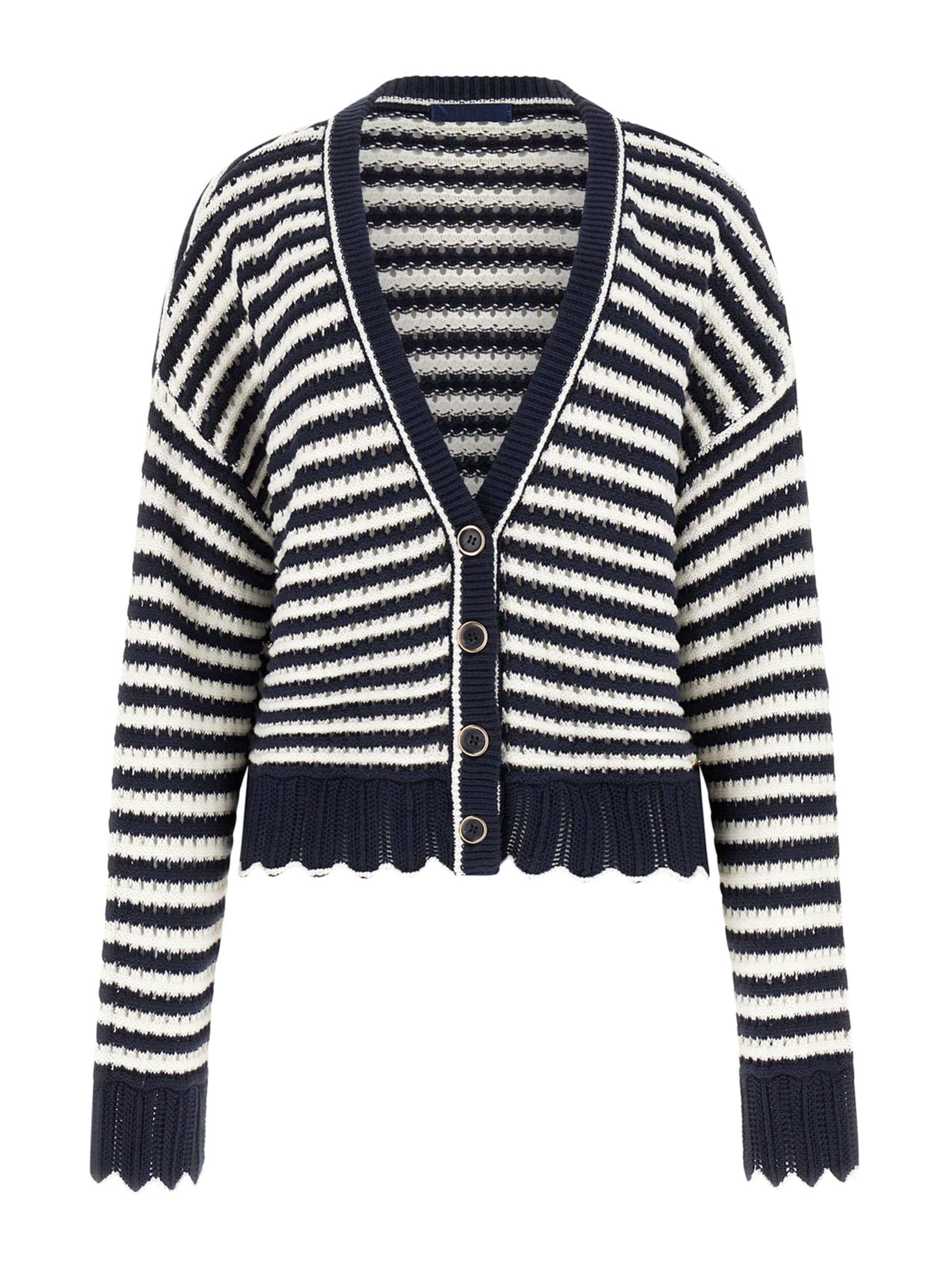 GUESS Кардиган 'AMBER' вязаный в цвете Navy
GUESS Кардиган 'AMBER' вязаный в цвете Navy