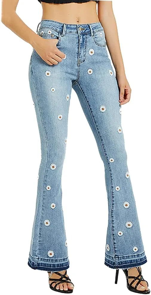 Женские джинсы Bootcut с вышивкой cffvdiz
Женские джинсы Bootcut с вышивкой cffvdiz