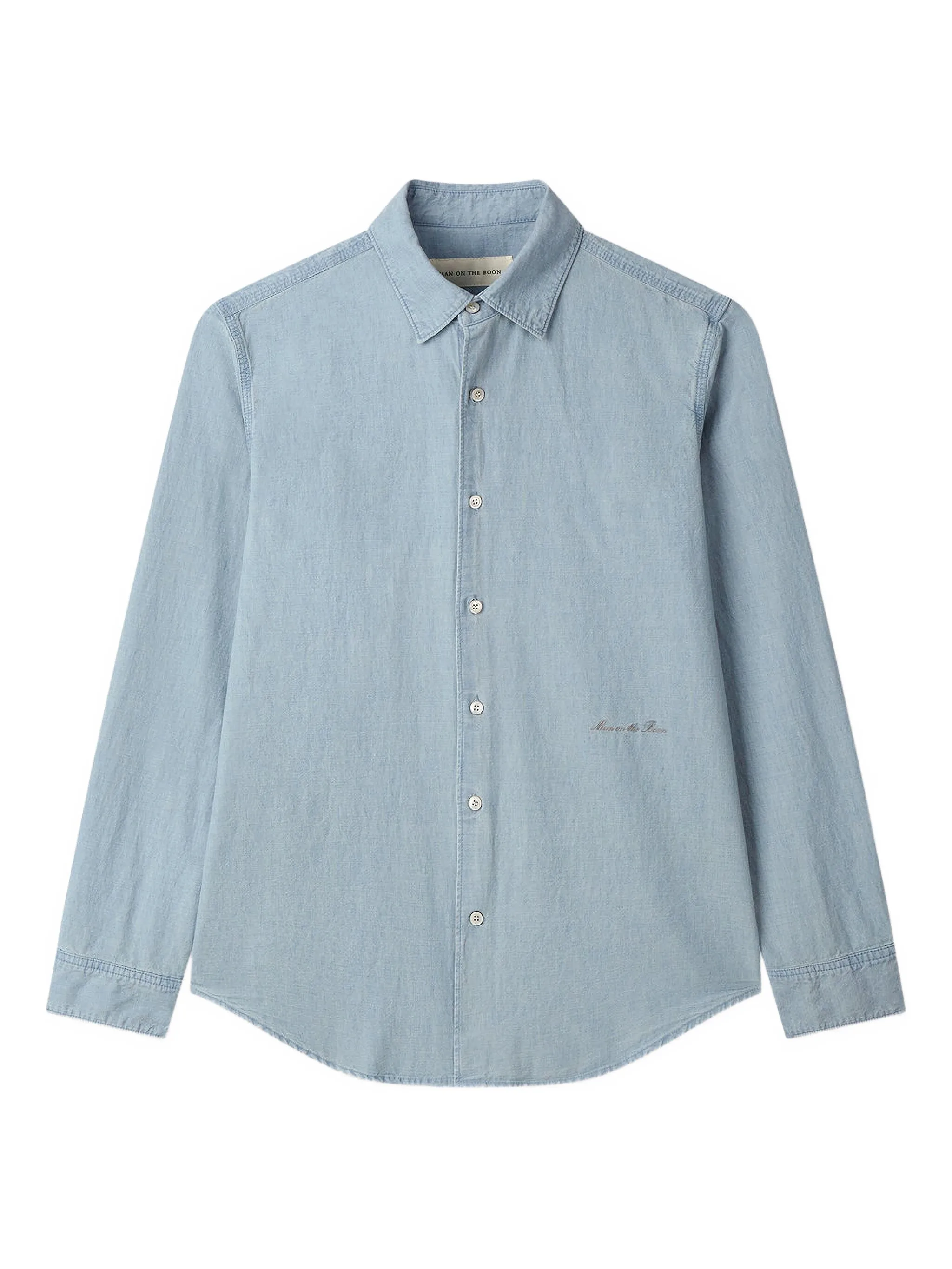 Рубашка на пуговицах Man On The Boon., синий
Рубашка на пуговицах Man On The Boon., синий