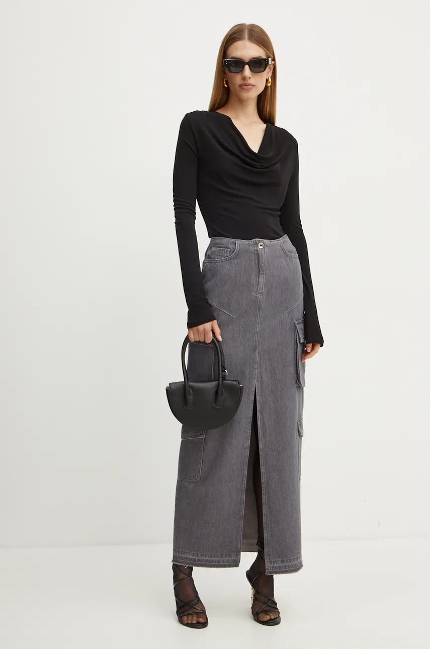 Джинсовая юбка Patrizia Pepe, серый
Джинсовая юбка Patrizia Pepe, серый