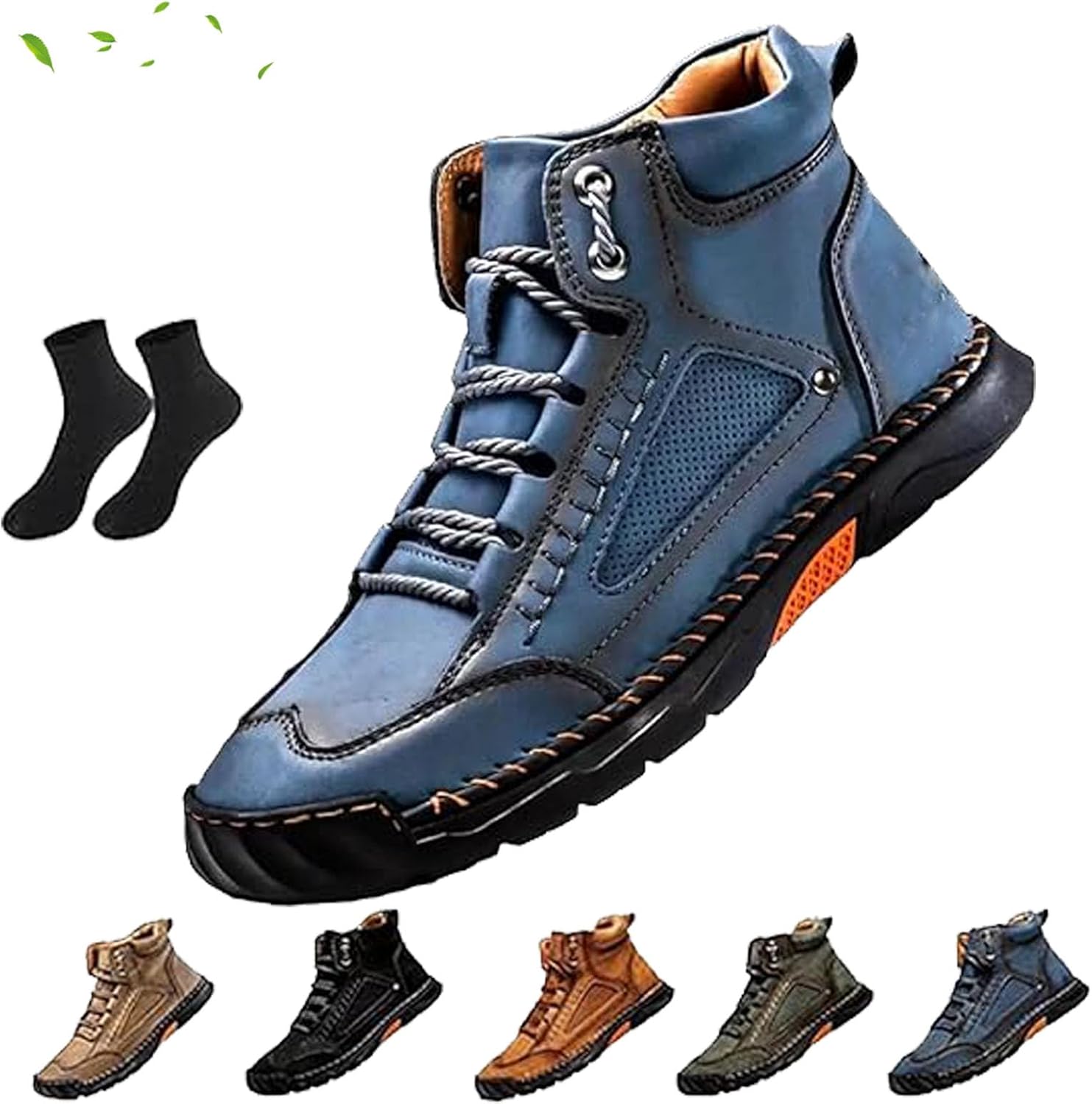 Комфортные мужские кожаные ботинки ручной работы, мужские ботинки, поддержка свода стопы Generic, темно-синий
Комфортные мужские кожаные ботинки ручной работы, мужские ботинки, поддержка свода стопы Generic, темно-синий