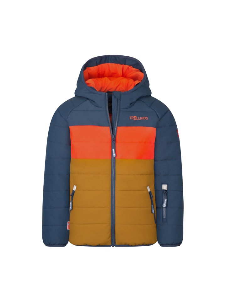 Куртка для лыж/сноуборда Hafjell PRO бронзового/синего цвета Trollkids
Куртка для лыж/сноуборда Hafjell PRO бронзового/синего цвета Trollkids