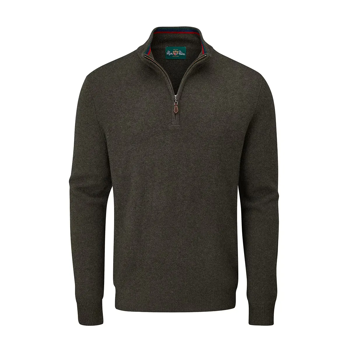 Пуловер с застежкой-молнией на вороте Alan Paine, зеленый
Пуловер с застежкой-молнией на вороте Alan Paine, зеленый