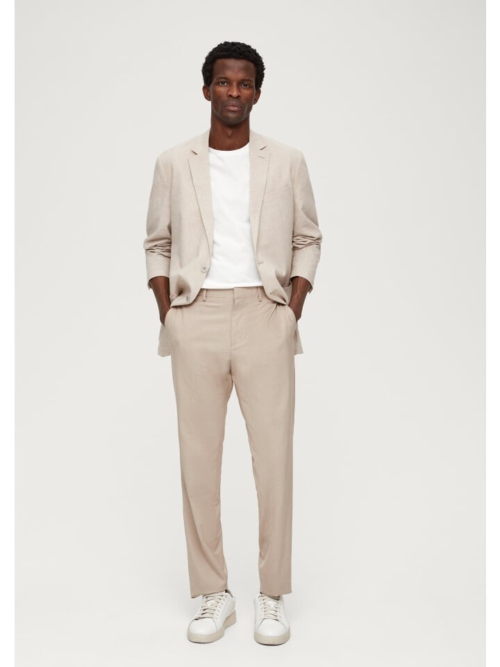 Тканевые брюки s.Oliver, бежевый
Тканевые брюки s.Oliver, бежевый