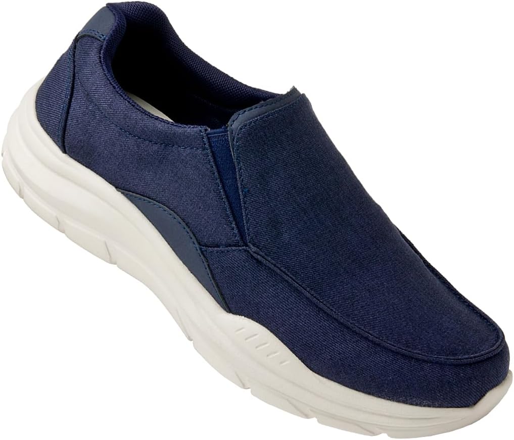 Мужские слипоны Deklan с поддержкой свода стопы и широкой носочной частью для лечения подошвенного фасциита и снятия боли в стопах Canles, Admiral
Мужские слипоны Deklan с поддержкой свода стопы и широкой носочной частью для лечения подошвенного фасциита и снятия боли в стопах Canles, Admiral