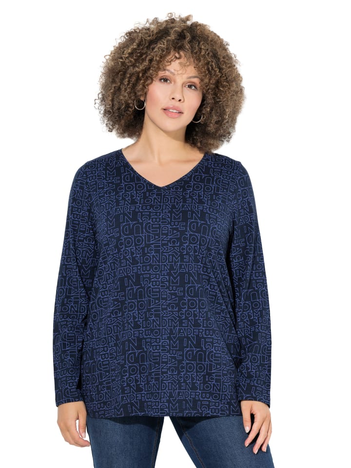 Ulla Popken Темно-синяя футболка, Синий, Ulla Popken Темно-синяя футболка
Ulla Popken Темно-синяя футболка, Синий, Ulla Popken Темно-синяя футболка