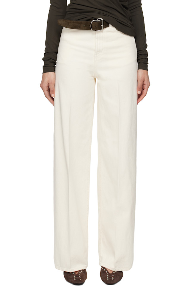 Широкие джинсы Toteme, экрю
Широкие джинсы Toteme, экрю