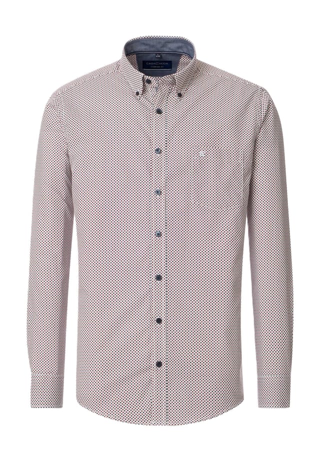 Повседневная рубашка удобного кроя с длинным рукавом и воротником на пуговицах Casamoda, красный
Повседневная рубашка удобного кроя с длинным рукавом и воротником на пуговицах Casamoda, красный