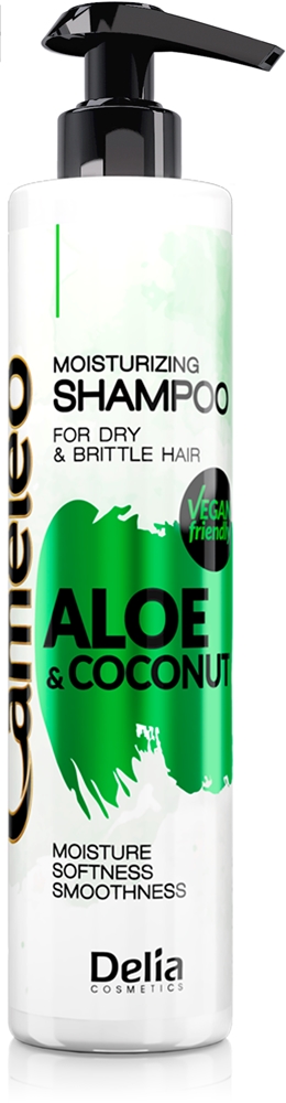 Увлажняющий шампунь Cameleo с алоэ и кокосом для сухих и ломких волос Delia Cosmetics, 250 мл
Увлажняющий шампунь Cameleo с алоэ и кокосом для сухих и ломких волос Delia Cosmetics, 250 мл