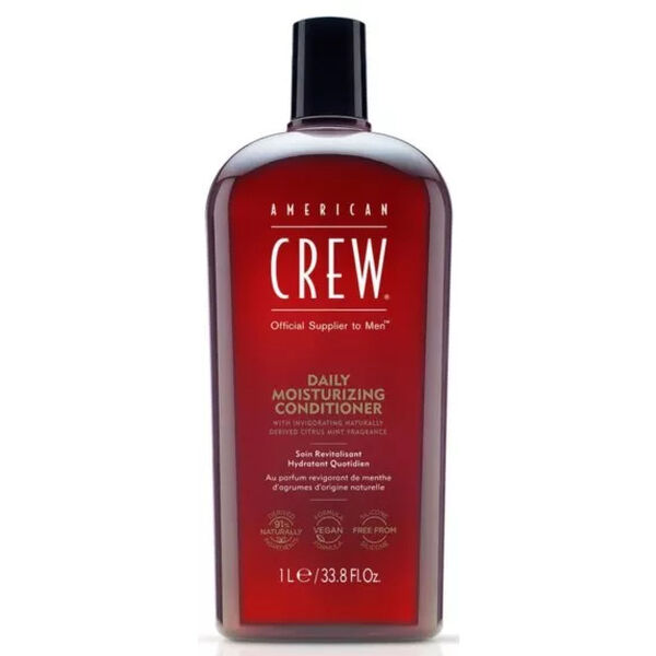 Увлажняющий кондиционер для сухих волос для мужчин, 1000 мл American Crew Daily moisturizing
Увлажняющий кондиционер для сухих волос для мужчин, 1000 мл American Crew Daily moisturizing