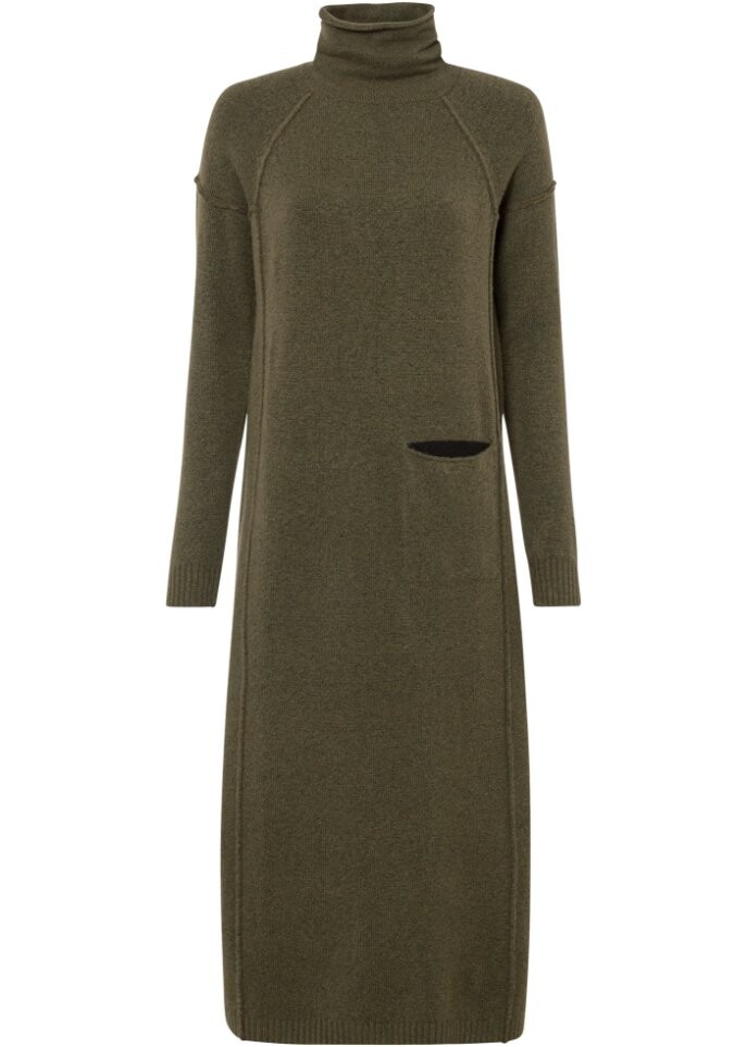 Трикотажное платье с карманом и переработанным полиэстером Rainbow, зеленый
Трикотажное платье с карманом и переработанным полиэстером Rainbow, зеленый