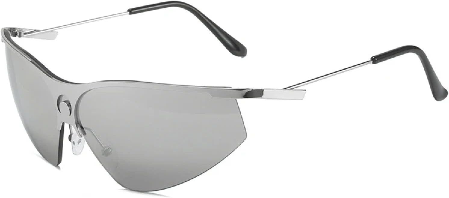 Модные панк-солнцезащитные очки для спорта, мужские и женские, роскошные, в полуободковой оправе, «кошачий глаз», мужские, для активного отдыха, велоспорта, защита от УФ-излучения UV400 TKKTLLT, Silver Silver
Модные панк-солнцезащитные очки для спорта, мужские и женские, роскошные, в полуободковой оправе, «кошачий глаз», мужские, для активного отдыха, велоспорта, защита от УФ-излучения UV400 TKKTLLT, Silver Silver