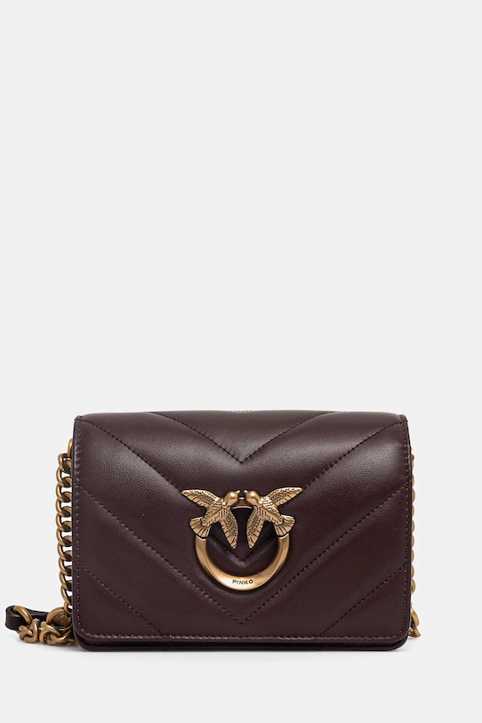 Кожаная сумка Pinko, коричневый
Кожаная сумка Pinko, коричневый