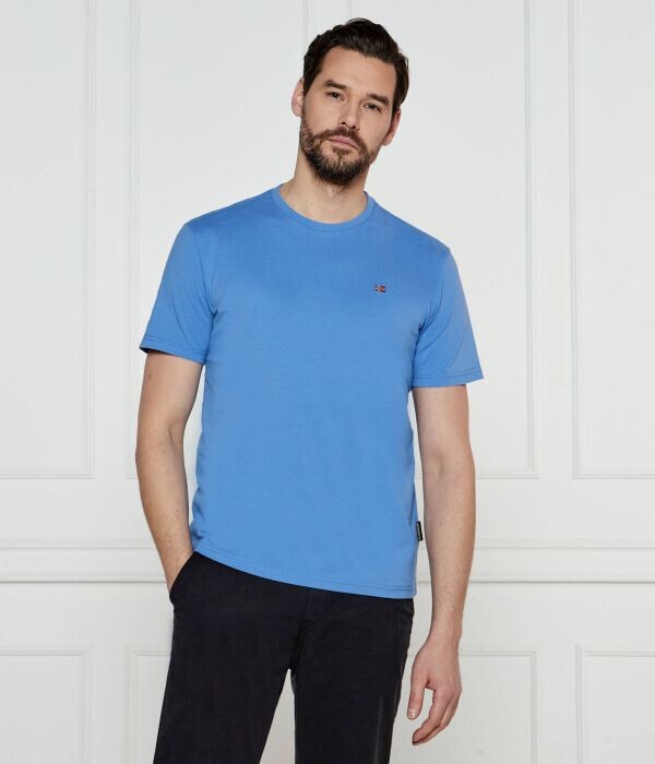 Футболка мужская Napapijri с логотипом, голубой
Футболка мужская Napapijri с логотипом, голубой