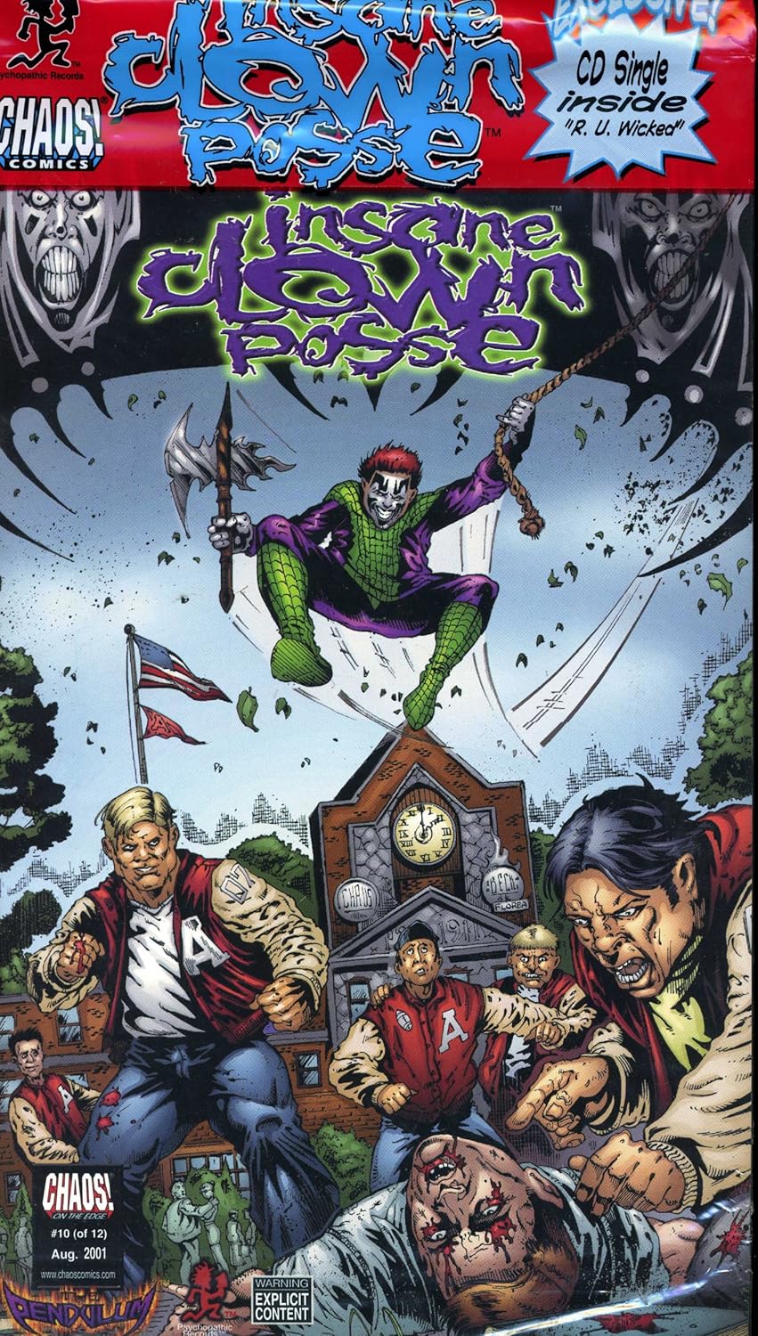 INSANE CLOWN POSSE The Pendulum #10 Comic & CD NEW ICP
INSANE CLOWN POSSE The Pendulum #10 Comic & CD NEW ICP