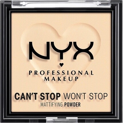 Can'T Stop Won'T Stop Матирующая пудра Matte Finish Fair 01, Nyx Professional Makeup
Can'T Stop Won'T Stop Матирующая пудра Matte Finish Fair 01, Nyx Professional Makeup