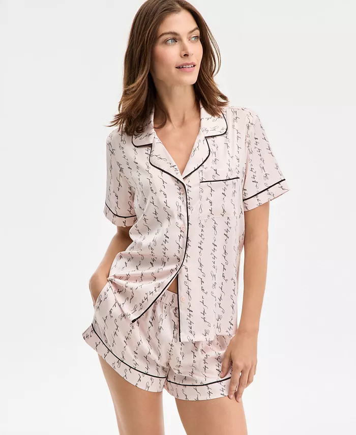 Женский пижамный комплект INC International Concepts из эластичного атласа с короткими рукавами I.N.C. International Concepts, розовый
Женский пижамный комплект INC International Concepts из эластичного атласа с короткими рукавами I.N.C. International Concepts, розовый