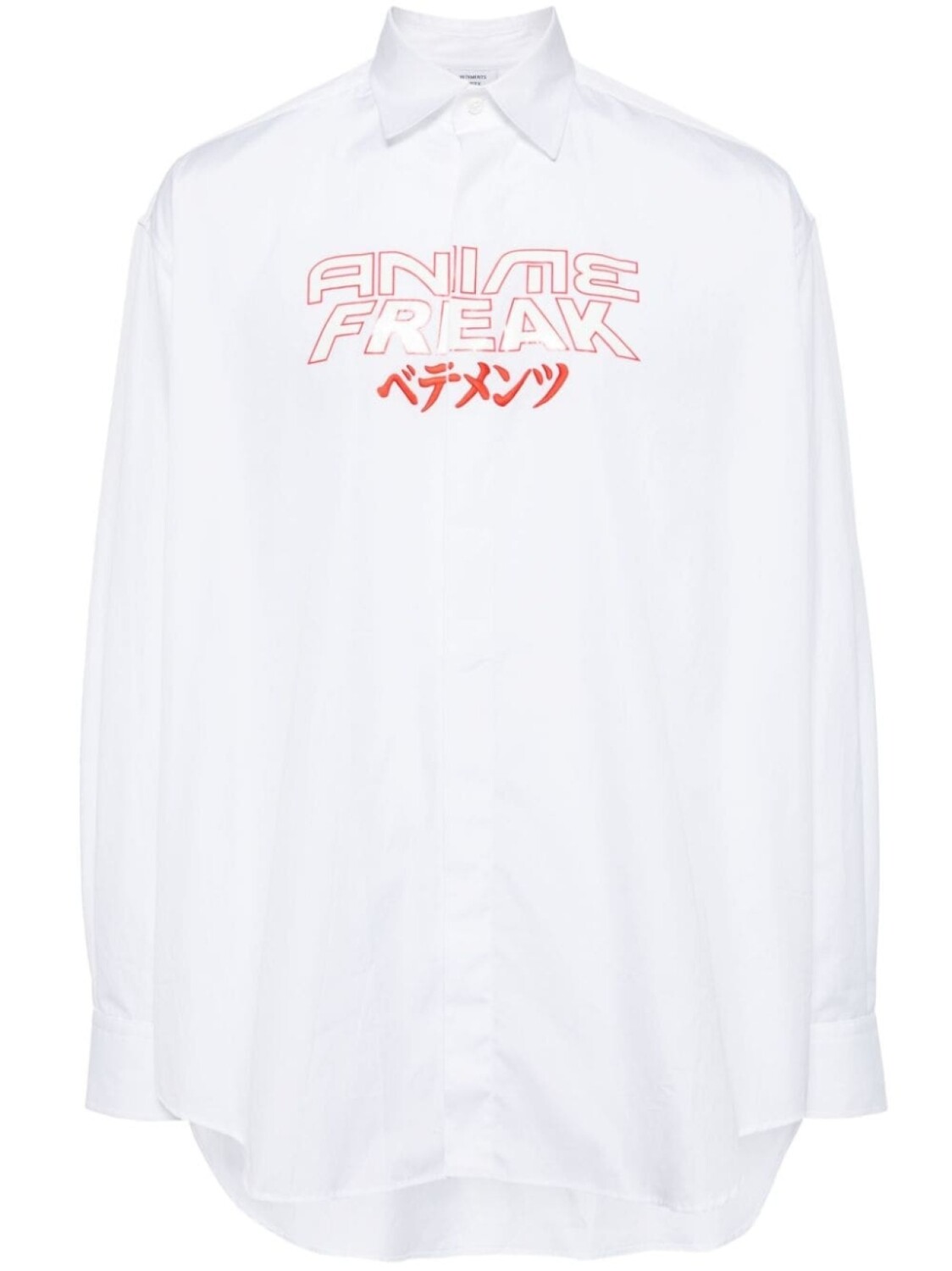 Рубашка Anime Freak VETEMENTS, белый
Рубашка Anime Freak VETEMENTS, белый