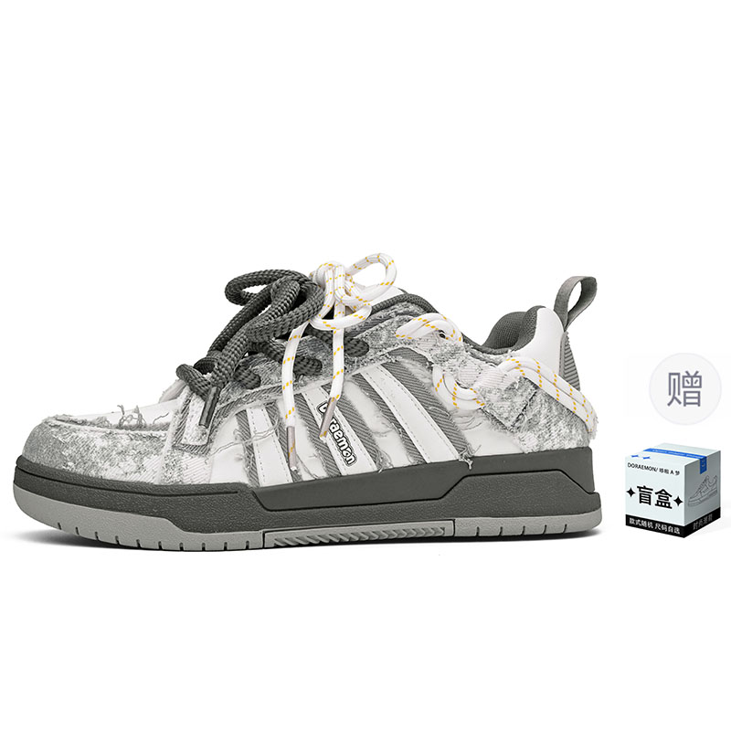 Doraemon Дораэмон Низкие скейтерские кроссовки унисекс Ледниково-серые+Случайный дизайн, цвет Glacier Gray+Random Style
Doraemon Дораэмон Низкие скейтерские кроссовки унисекс Ледниково-серые+Случайный дизайн, цвет Glacier Gray+Random Style
