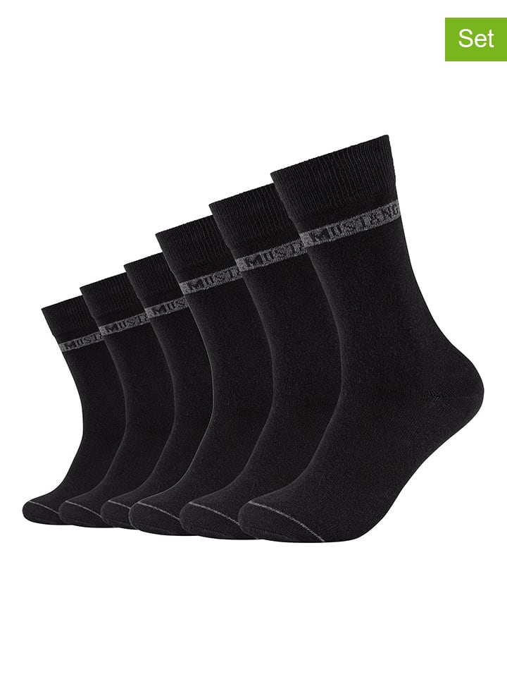 Mustang Набор из 6 пар: черные носки
Mustang Набор из 6 пар: черные носки