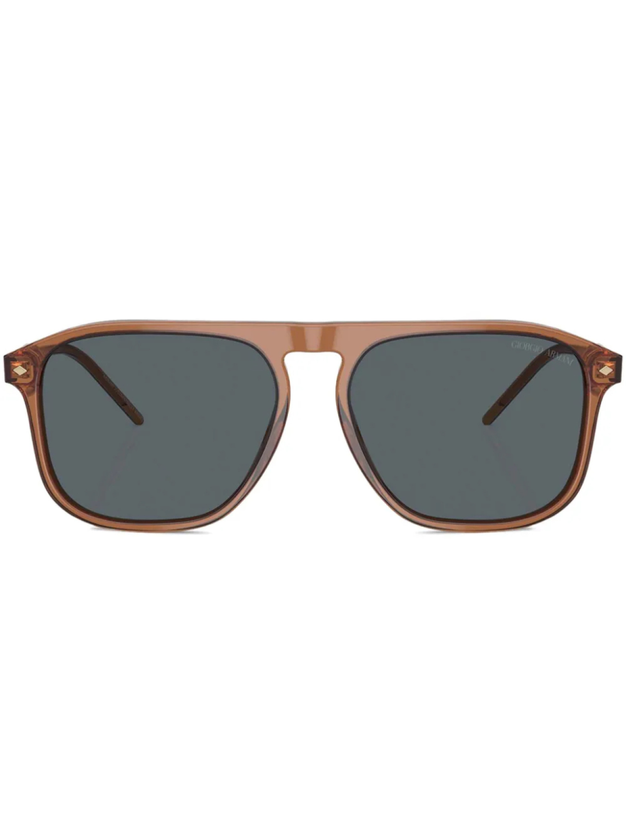 Солнцезащитные очки в массивной оправе Giorgio Armani, коричневый
Солнцезащитные очки в массивной оправе Giorgio Armani, коричневый