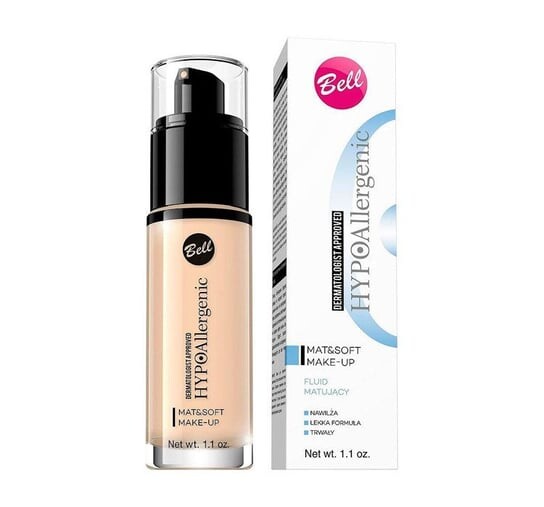 Матирующая основа 01 Светло-бежевый, 30 г Bell, Hypoallergenic Mat & Soft
Матирующая основа 01 Светло-бежевый, 30 г Bell, Hypoallergenic Mat & Soft