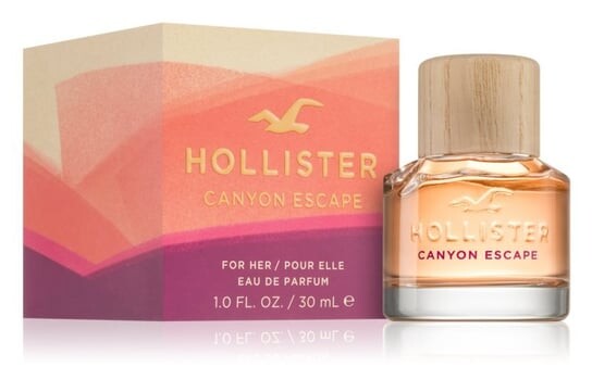 Парфюмированная вода, 30 мл Hollister, Canyon Escape For Her
Парфюмированная вода, 30 мл Hollister, Canyon Escape For Her