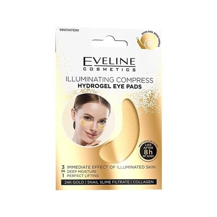Гидрогелевые осветляющие патчи для глаз, Eveline Cosmetics
Гидрогелевые осветляющие патчи для глаз, Eveline Cosmetics