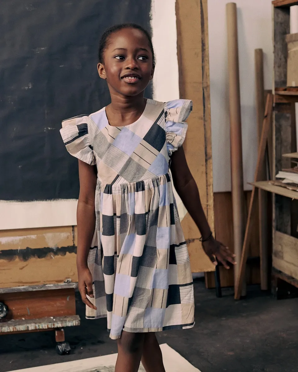 Детское платье из 100% хлопка в клетку Zippy, бежевый
Детское платье из 100% хлопка в клетку Zippy, бежевый