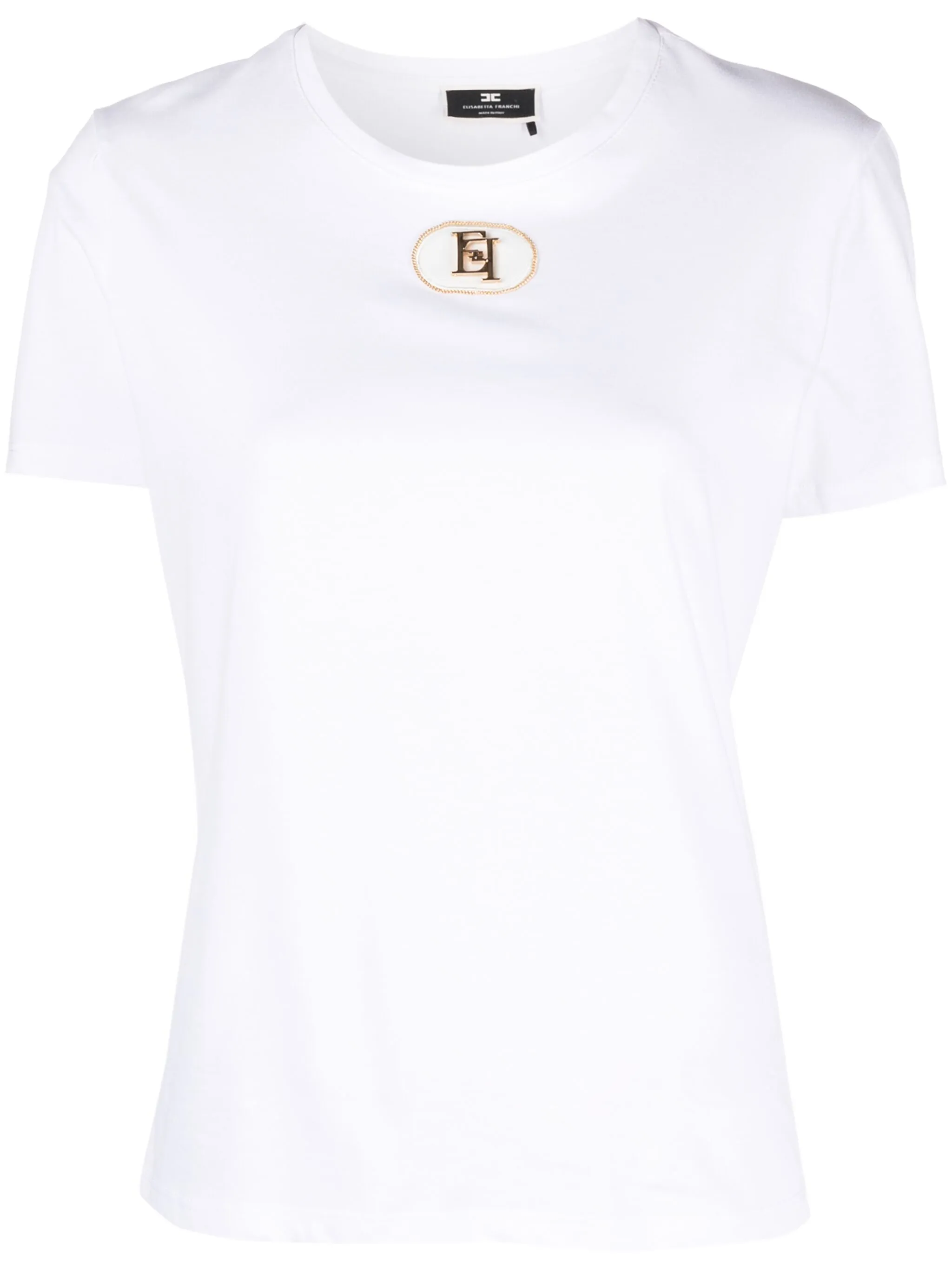 Футболка с логотипом Elisabetta Franchi, белый
Футболка с логотипом Elisabetta Franchi, белый