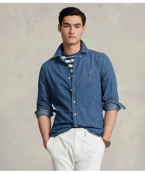 Рубашка Slim fit Polo Ralph Lauren, синий
Рубашка Slim fit Polo Ralph Lauren, синий