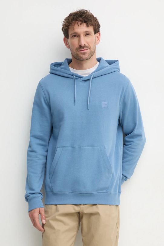 Хлопковая толстовка Boss Orange, синий
Хлопковая толстовка Boss Orange, синий