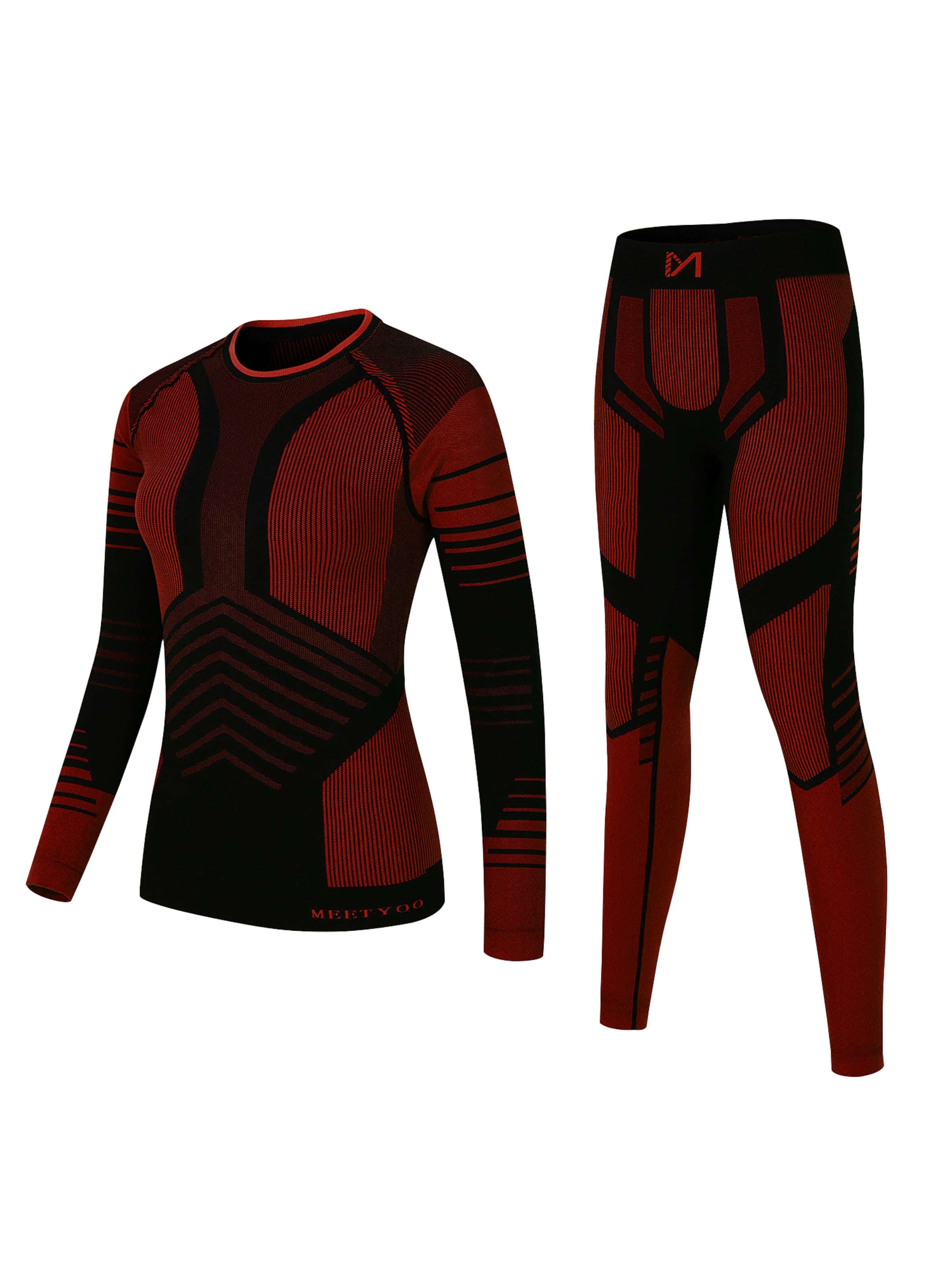 MEETWEE Спортивный комбинезон 'Ski Base Layer для катания на лыжах и бега' в красном цвете
MEETWEE Спортивный комбинезон 'Ski Base Layer для катания на лыжах и бега' в красном цвете