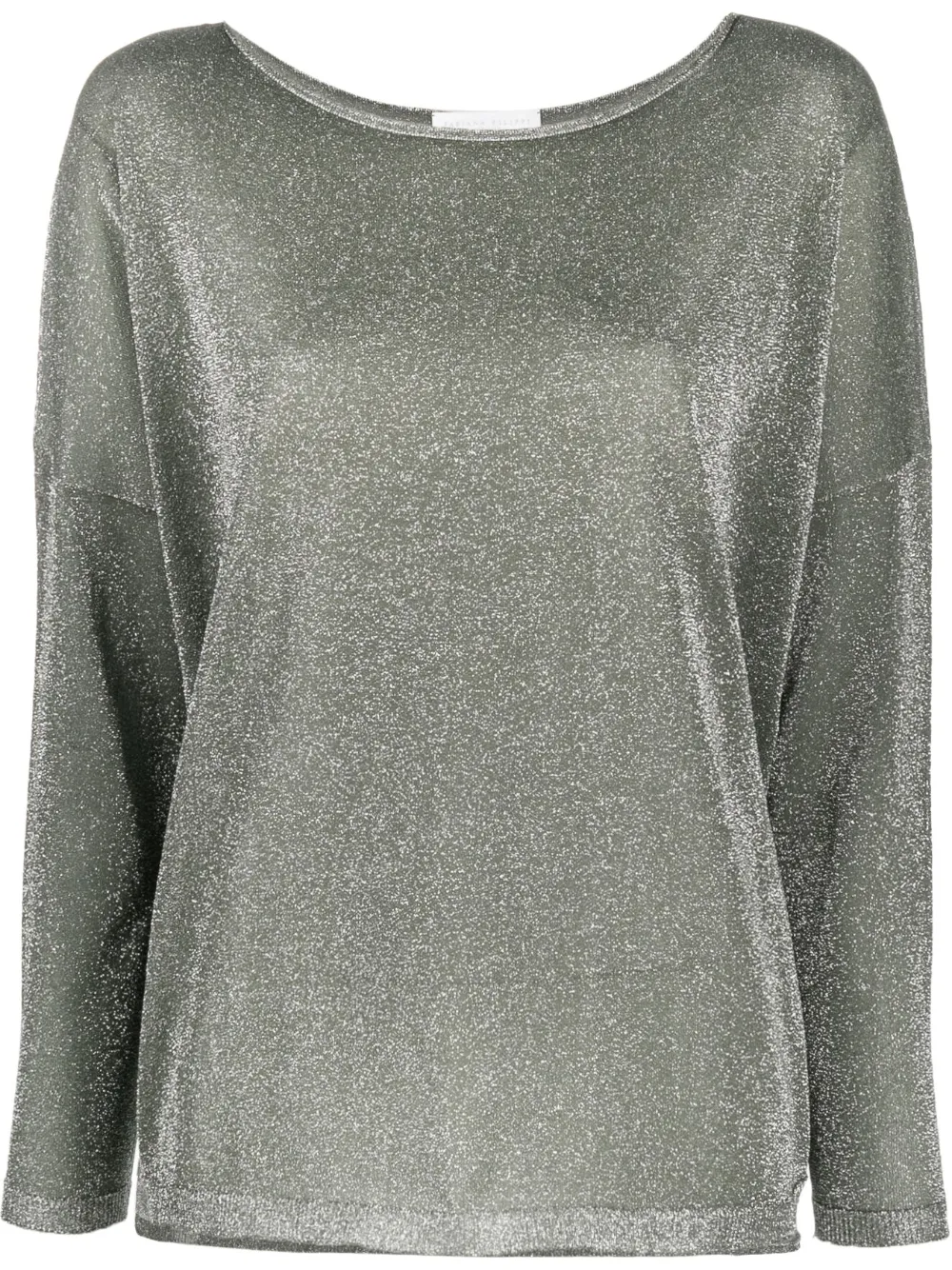 Топ с длинными рукавами и блестками Fabiana Filippi, зеленый
Топ с длинными рукавами и блестками Fabiana Filippi, зеленый