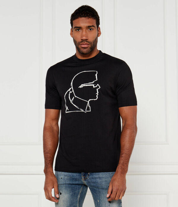 Футболка мужская Karl Lagerfeld свободного кроя с принтом, черный
Футболка мужская Karl Lagerfeld свободного кроя с принтом, черный