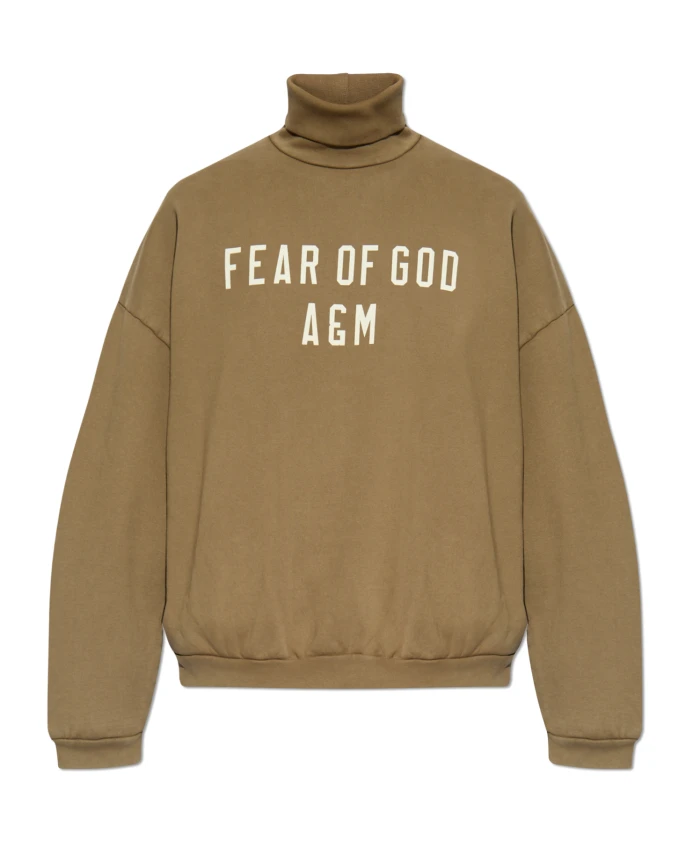 Плотный флисовый свитер с высоким воротником Fear Of God, зеленый
Плотный флисовый свитер с высоким воротником Fear Of God, зеленый