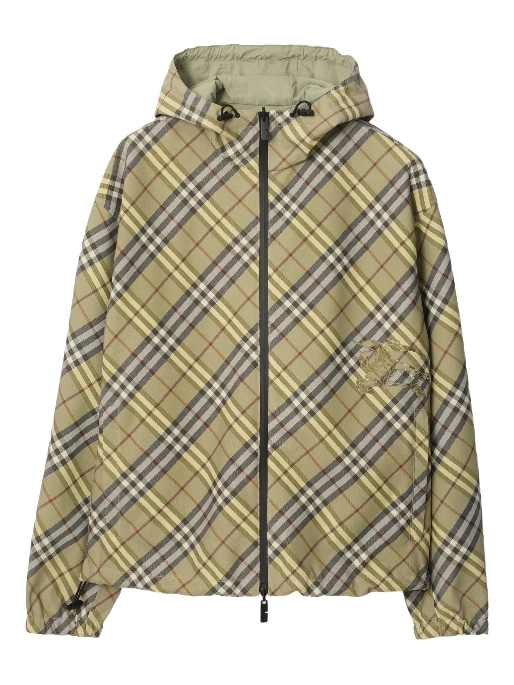 Клетчатая куртка с капюшоном Burberry, зеленый
Клетчатая куртка с капюшоном Burberry, зеленый