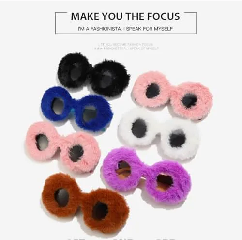 Круглые плюшевые солнцезащитные очки 2027 года для женщин, винтажные, большие, декоративные, зимние, термоочки, пушистые, с защитой от УФ-излучения UV400 MTZJH, Blue
Круглые плюшевые солнцезащитные очки 2027 года для женщин, винтажные, большие, декоративные, зимние, термоочки, пушистые, с защитой от УФ-излучения UV400 MTZJH, Blue