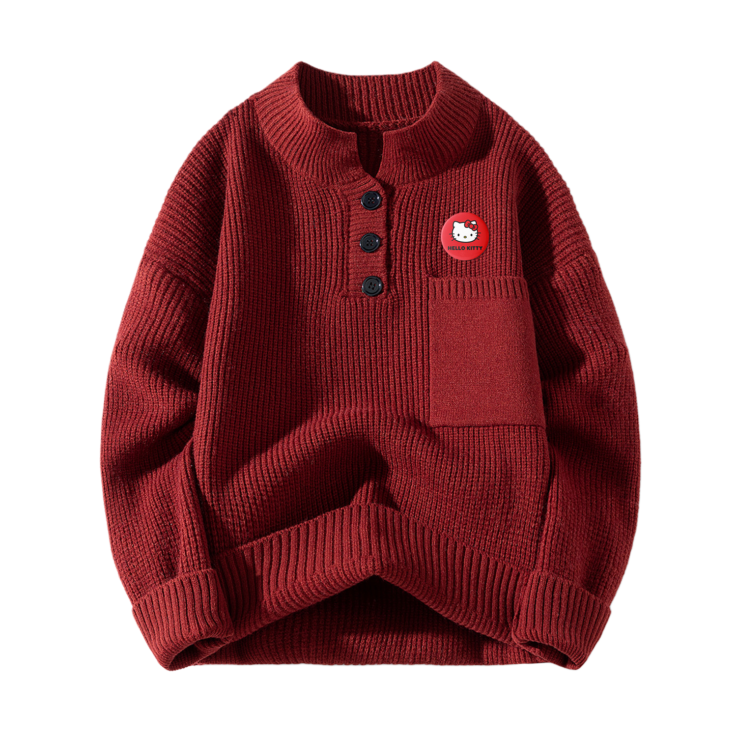 Hello Kitty Hello Kitty SS25 свитер Unisex Sanrio, бордовый
Hello Kitty Hello Kitty SS25 свитер Unisex Sanrio, бордовый