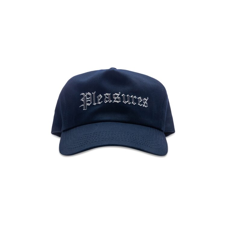 Бейсболка Pleasures Chrome Snapback, темно-синий 
Бейсболка Pleasures Chrome Snapback, темно-синий