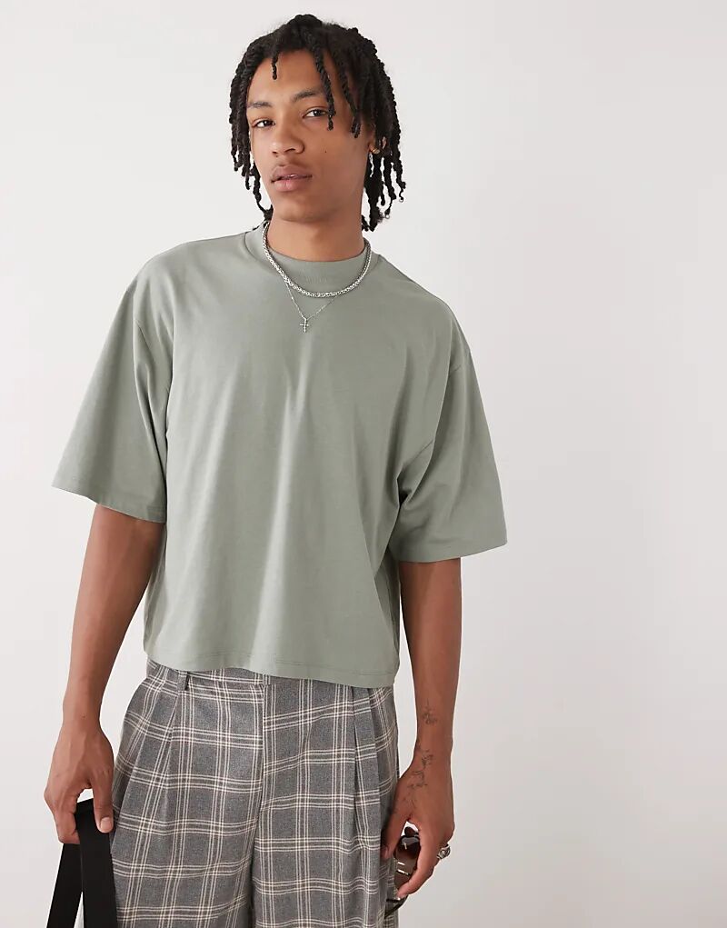 Футболка свободного кроя COLLUSION цвета шалфея
Футболка свободного кроя COLLUSION цвета шалфея