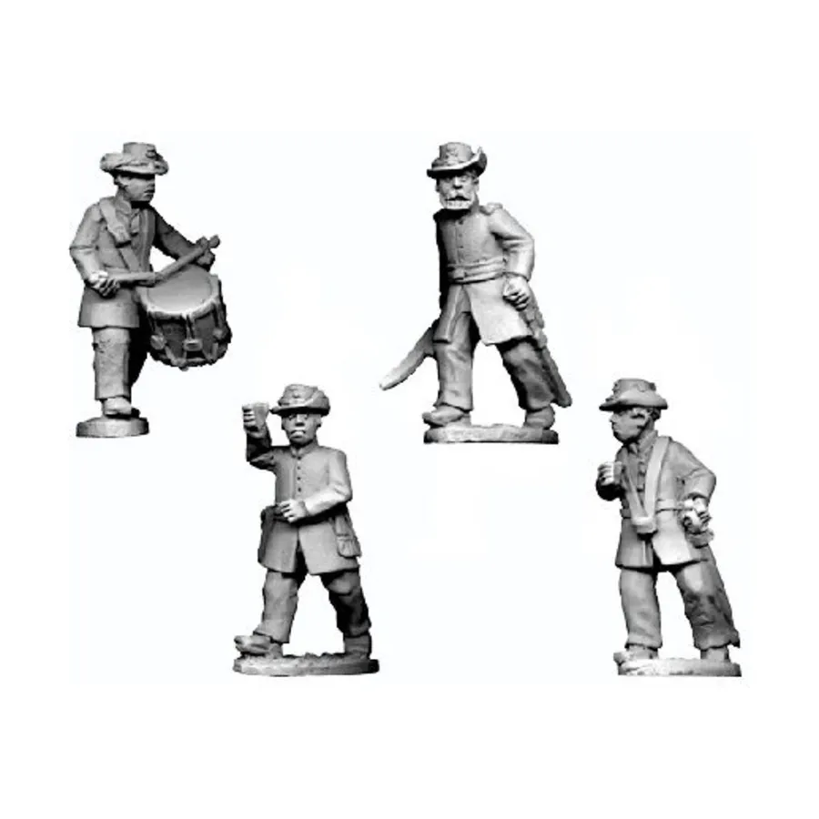 Пехота в сюртуке и каске Командование наступает, Historical Miniatures - American Civil War (28mm) (Crusader Miniatures)
Пехота в сюртуке и каске Командование наступает, Historical Miniatures - American Civil War (28mm) (Crusader Miniatures)